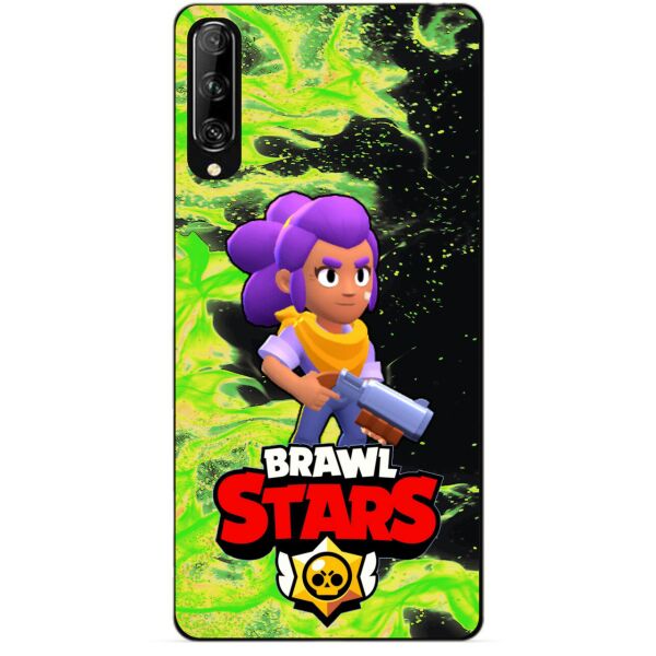 

Силиконовый чехол бампер Candy для Huawei P Smart Pro с Героем Brawl Stars Шелли