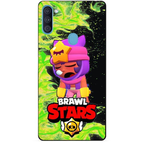 

Силиконовый бампер чехол Candy для Samsung A11 Galaxy A115f с Героем Brawl Stars Сэнди