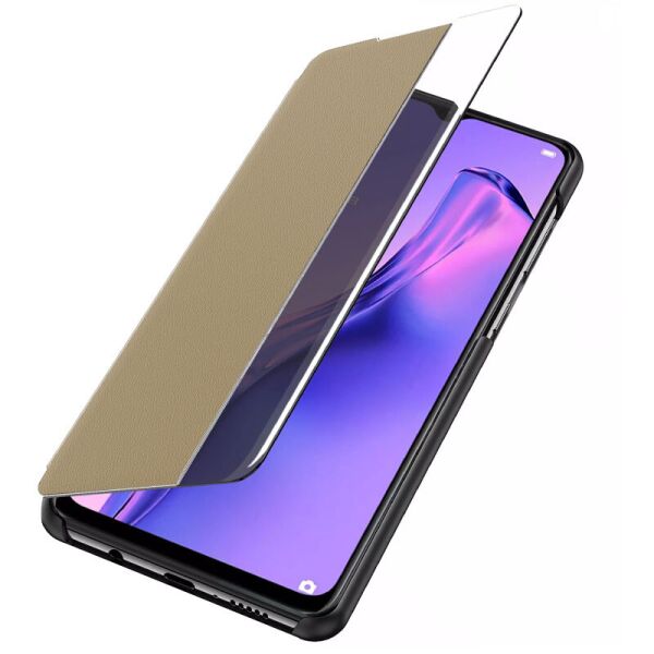 

Чехол-книжка Smart View Cover для Samsung Galaxy A30s (Золотой / Светлое окошко) (100073312)