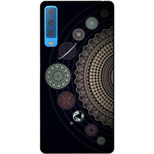 

Чехол силиконовый Candy для Samsung A7 2018 Galaxy A750 с рисунком Мандала