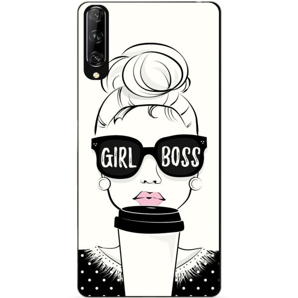 

Силиконовый чехол бампер Candy для Huawei P Smart Pro с рисунком Girl Boss