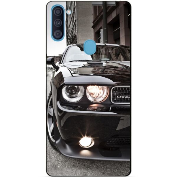 

Силиконовый бампер чехол Candy для Samsung A11 с рисунком Dodge