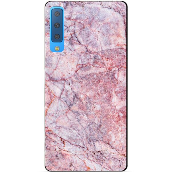 

Чехол силиконовый Candy для Samsung A7 2018 Galaxy A750 с рисунком Розовый мрамор