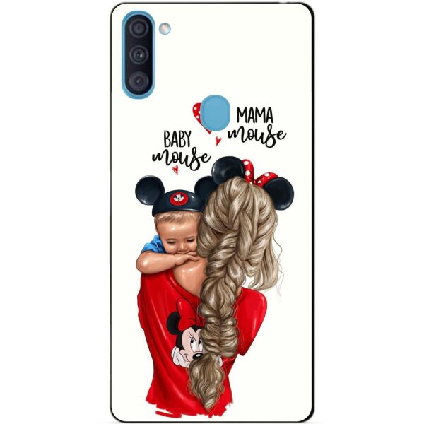 

Силиконовый бампер чехол Candy для Samsung A11 с рисунком Mouse