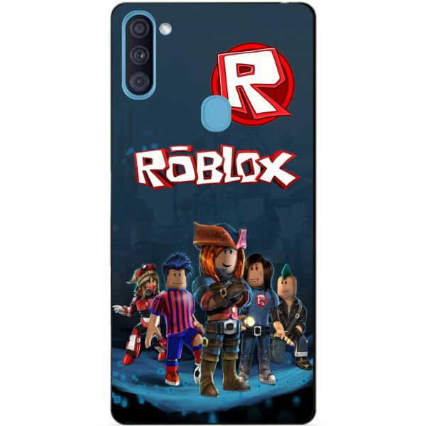 

Силиконовый бампер чехол Candy для Samsung A11 с рисунком Roblox