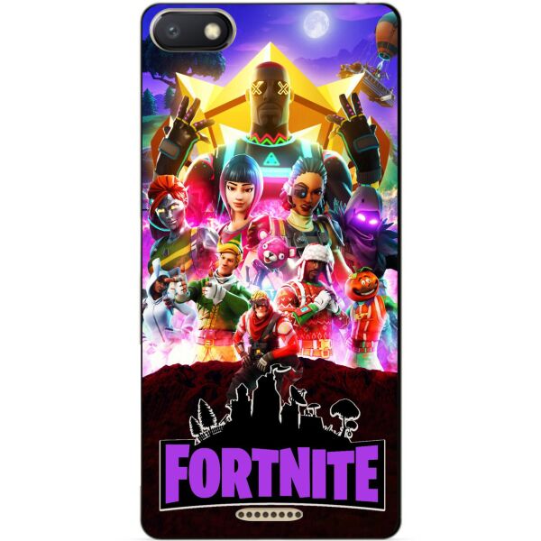 

Силиконовый бампер чехол Candy для Xiaomi Redmi 6a с рисунком Fortnite Фортнайт