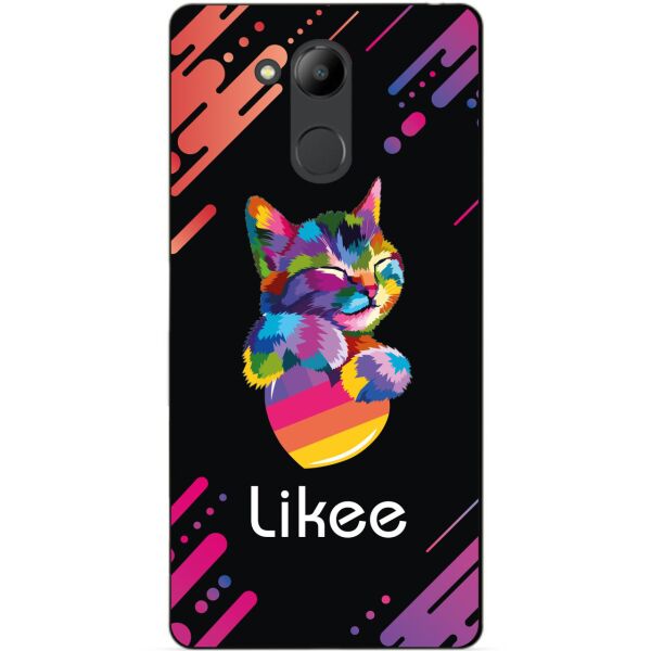 

Силиконовый бампер чехол Candy для Huawei Honor 6c Pro с рисунком Likee