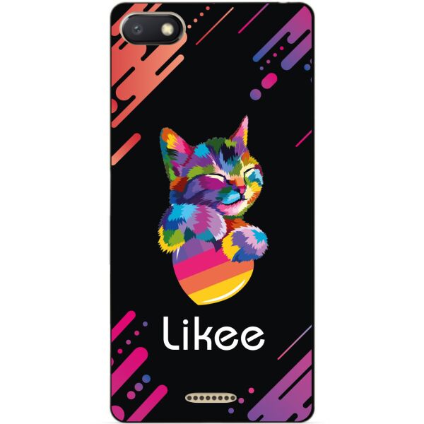 

Силиконовый бампер чехол Candy для Xiaomi Redmi 6a с рисунком Likee