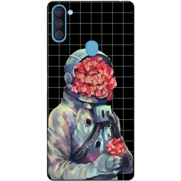 

Силиконовый бампер чехол Candy для Samsung A11 с рисунком Букет цветов