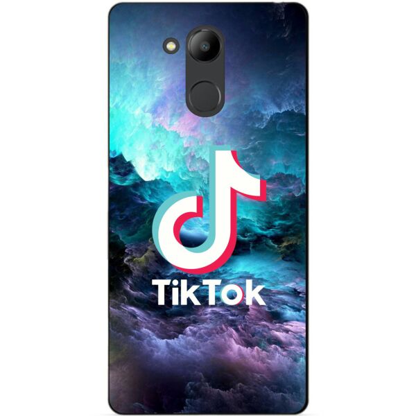 

Силиконовый бампер чехол Candy для Huawei Honor 6c Pro с рисунком Tik Tok