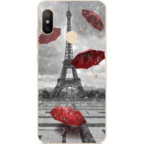 

Силиконовый чехол бампер Candy для Xiaomi Redmi S2 с рисунком Дождь в Париже