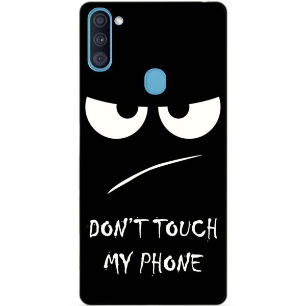 

Силиконовый бампер чехол Candy для Samsung A11 с рисунком Глаза