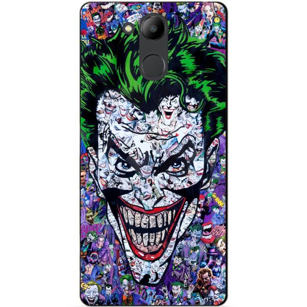 

Силиконовый бампер чехол Candy для Huawei Honor 6с Pro с рисунком Джокер