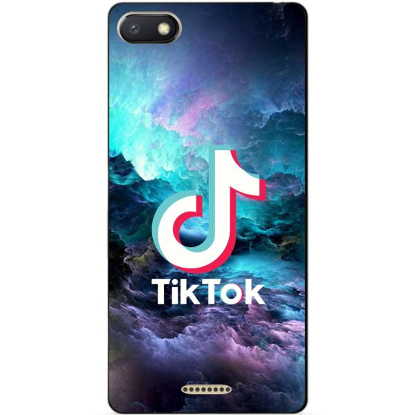 

Силиконовый бампер чехол Candy для Xiaomi Redmi 6a с рисунком Tik Tok