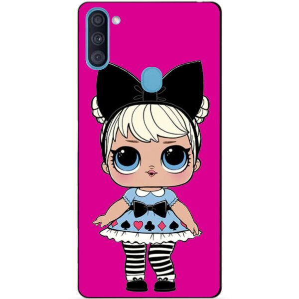 

Силиконовый бампер чехол Candy для Samsung A11 с рисунком Кукла Lol