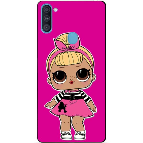 

Силиконовый бампер чехол Candy для Samsung A11 с рисунком Кукла Лол