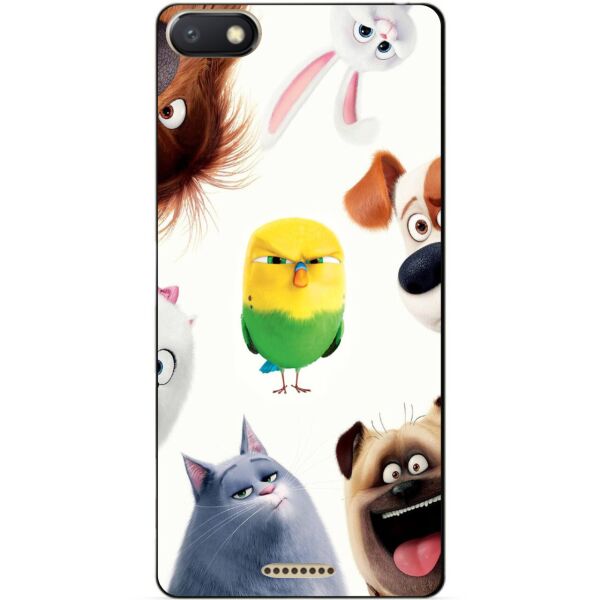 

Силиконовый бампер чехол Candy для Xiaomi Redmi 6a с рисунком Тайная жизнь домашних животных