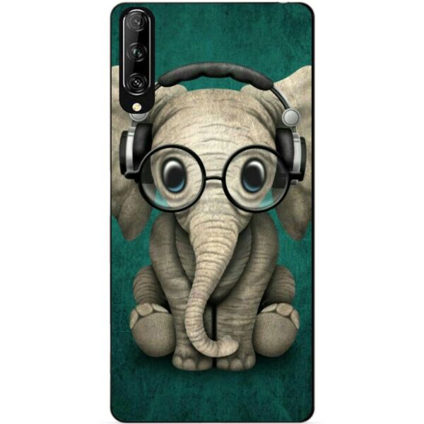 

Силиконовый чехол бампер Candy для Huawei P Smart Pro с рисунком Слоник