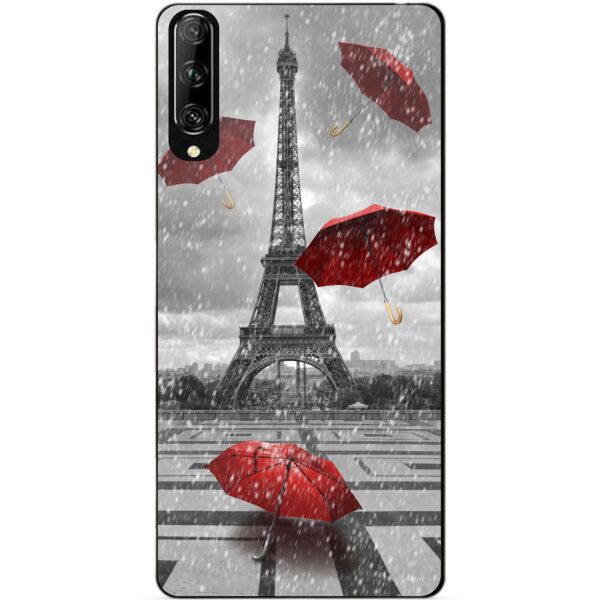 

Силиконовый чехол бампер Candy для Huawei P Smart Pro с рисунком Эйфелева башня