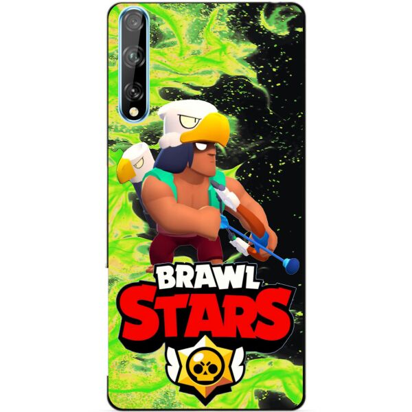 

Силиконовый чехол бампер Candy для Huawei P Smart S с Героем Brawl Stars Бо