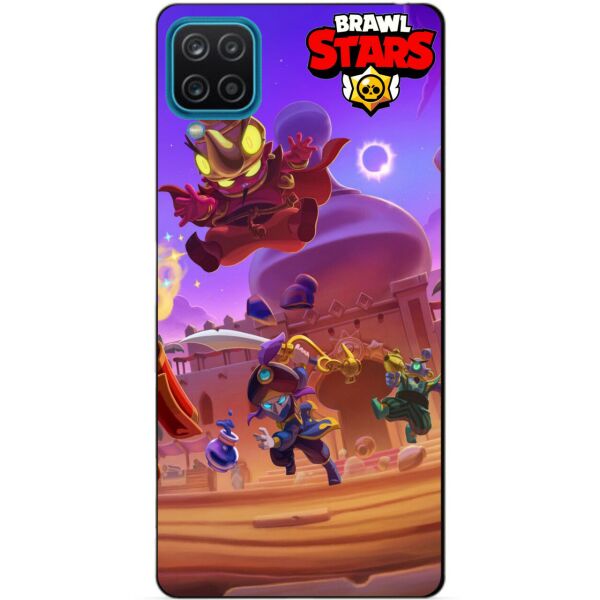 

Силиконовый бампер чехол Candy для Samsung A12 Базар Тары Джин Brawl Stars