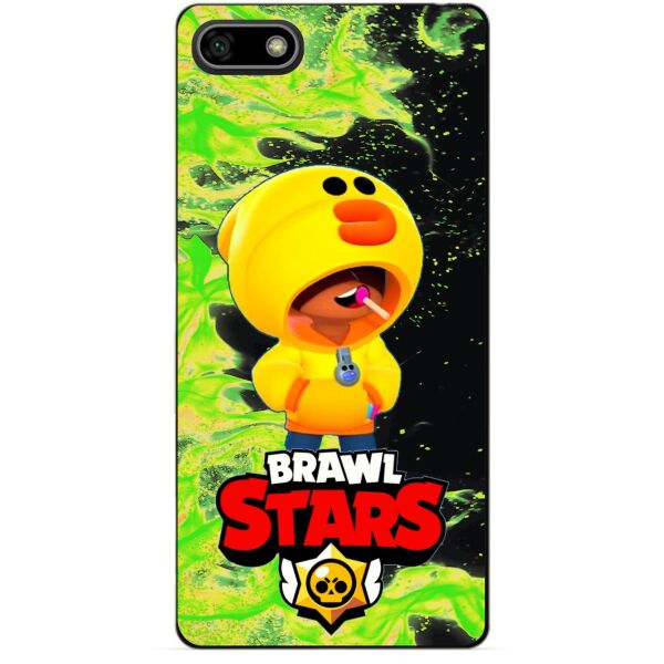 

Силиконовый бампер чехол Candy для Huawei Honor 7a с Героем Brawl Stars Леон утка