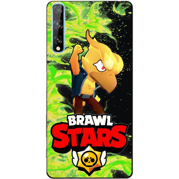 

Силиконовый чехол бампер Candy для Huawei P Smart S с Героем Brawl Stars Ворон Феникс