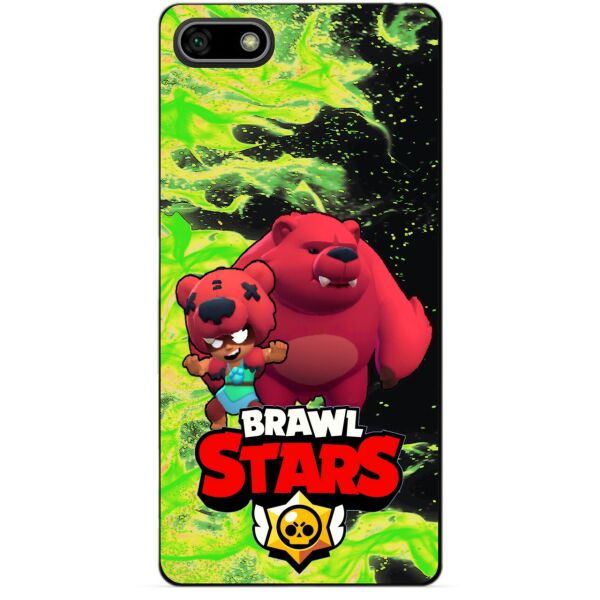 

Силиконовый бампер чехол Candy для Huawei Honor 7a с Героем Brawl Stars Нита Мишка