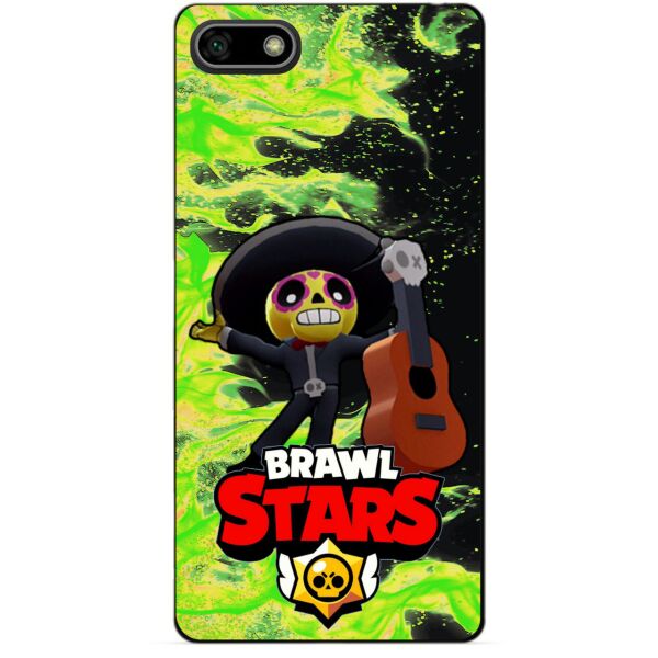 

Силиконовый бампер чехол Candy для Huawei Honor 7a с Героем Brawl Stars Поко