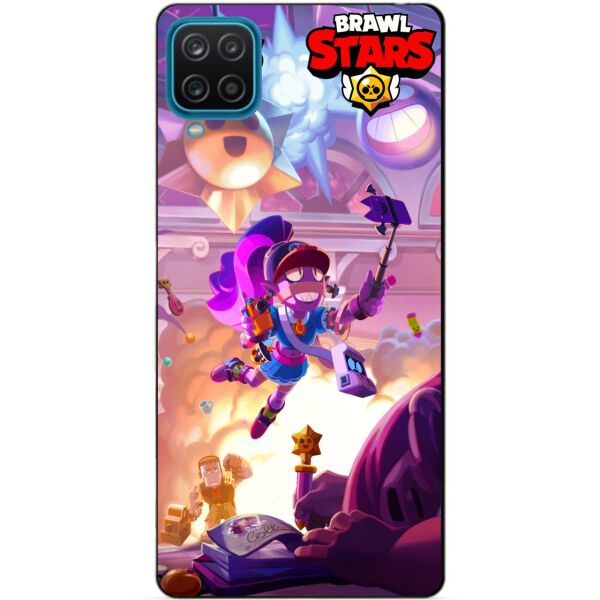 

Силиконовый бампер чехол Candy для Samsung A12 Парк старр Эмз Brawl Stars