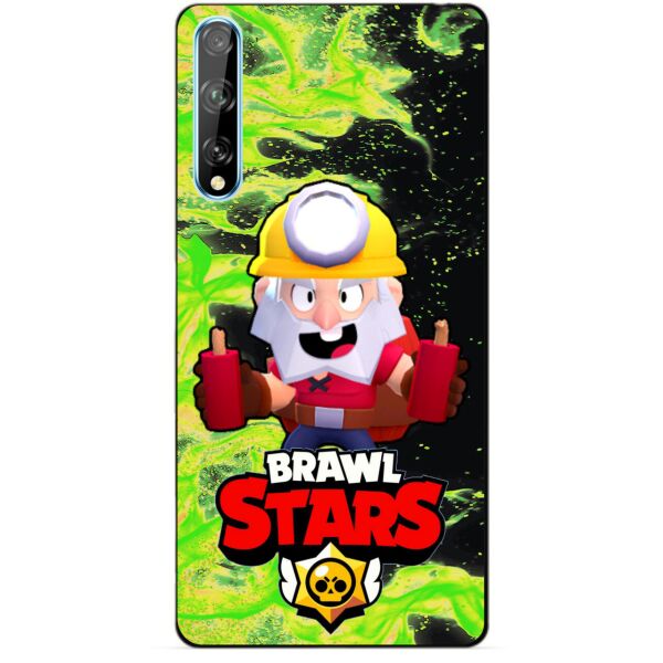 

Силиконовый чехол бампер Candy для Huawei P Smart S с Героем Brawl Stars Динамайк