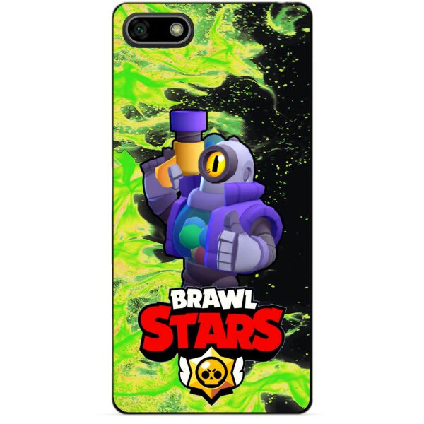 

Силиконовый бампер чехол Candy для Huawei Honor 7a с Героем Brawl Stars Рико