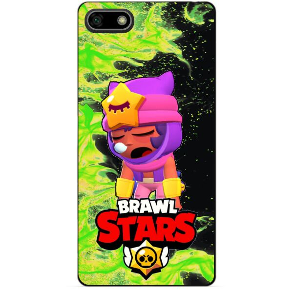 

Силиконовый бампер чехол Candy для Huawei Honor 7a с Героем Brawl Stars Сэнди