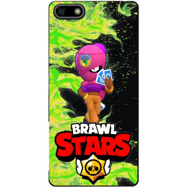 

Силиконовый бампер чехол Candy для Huawei Honor 7a с Героем Brawl Stars Тара