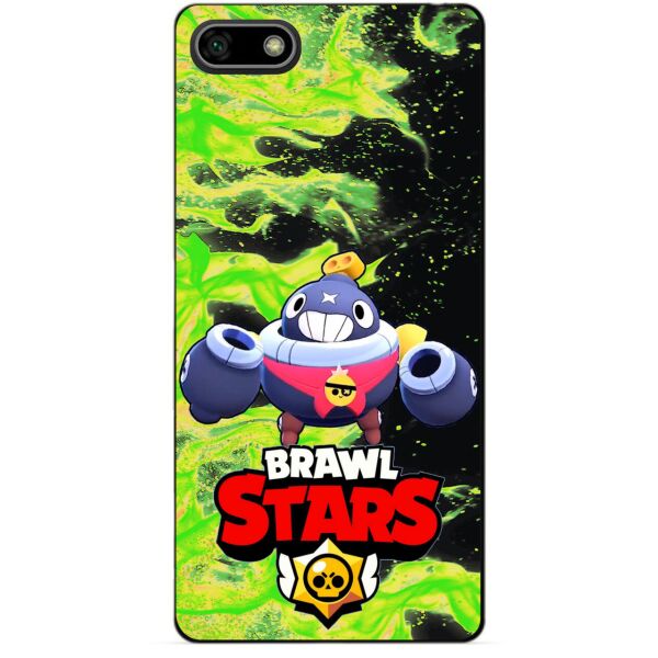 

Силиконовый бампер чехол Candy для Huawei Honor 7a с Героем Brawl Stars тик