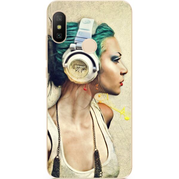 

Чехол силиконовый Candy для Huawei Honor 8x с рисунком Наушники