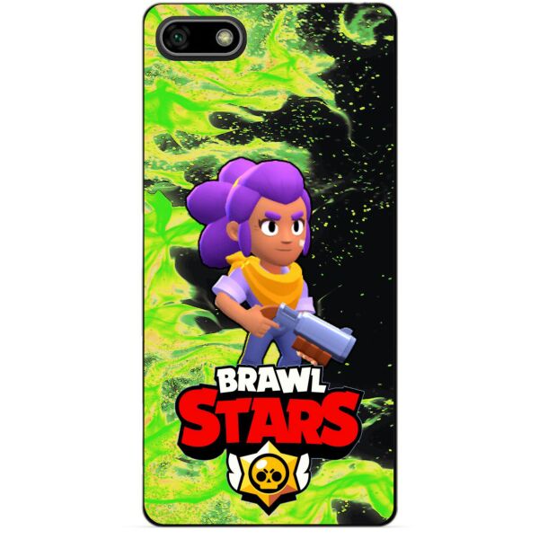 

Силиконовый бампер чехол Candy для Huawei Honor 7a с Героем Brawl Stars Шелли