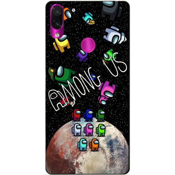 

Силиконовый бампер чехол Candy для Xiaomi Redmi 7 с рисунком Амонг Ас