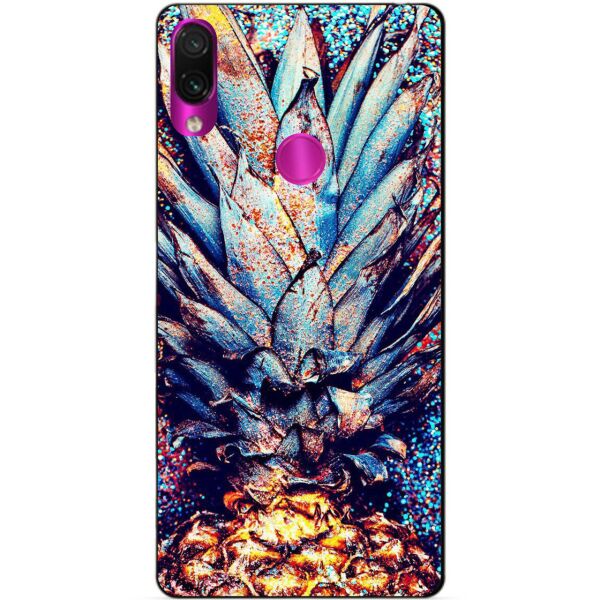 

Силиконовый бампер чехол Candy для Xiaomi Redmi 7 с рисунком Ананас