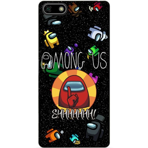 

Силиконовый бампер чехол Candy для Huawei Honor 7a с рисунком Among Us