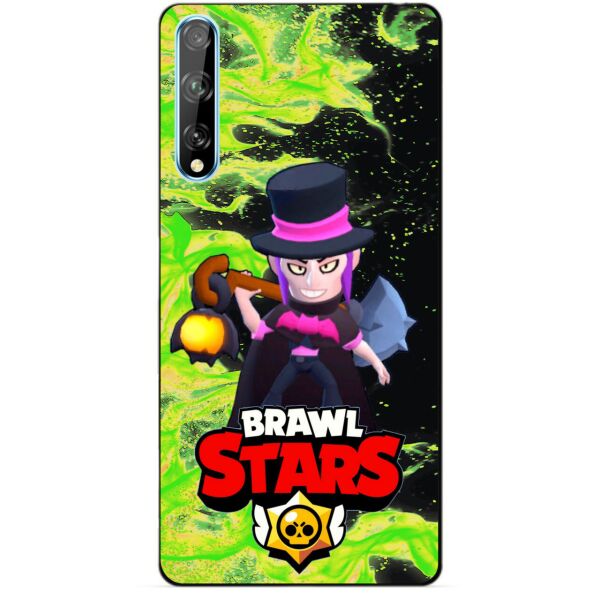 

Силиконовый чехол бампер Candy для Huawei P Smart S с Героем Brawl Stars Мортис