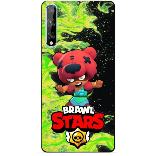 

Силиконовый чехол бампер Candy для Huawei P Smart S с Героем Brawl Stars Нита