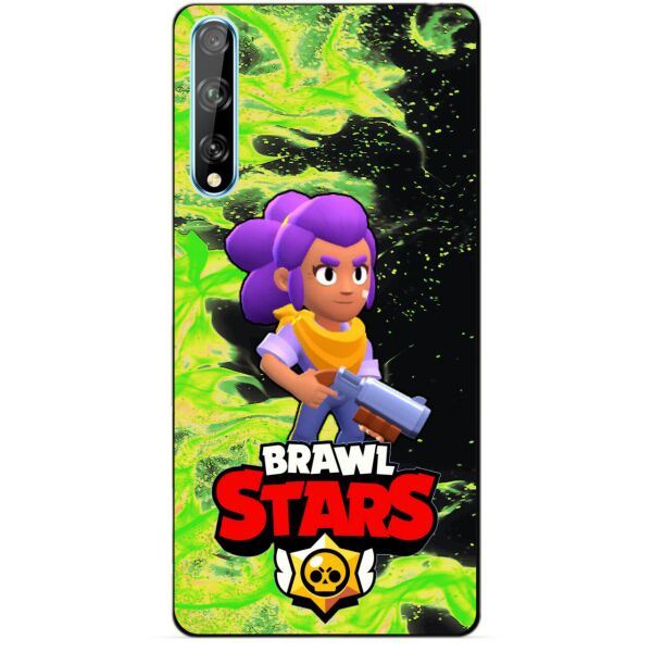 

Силиконовый чехол бампер Candy для Huawei P Smart S с Героем Brawl Stars Шелли
