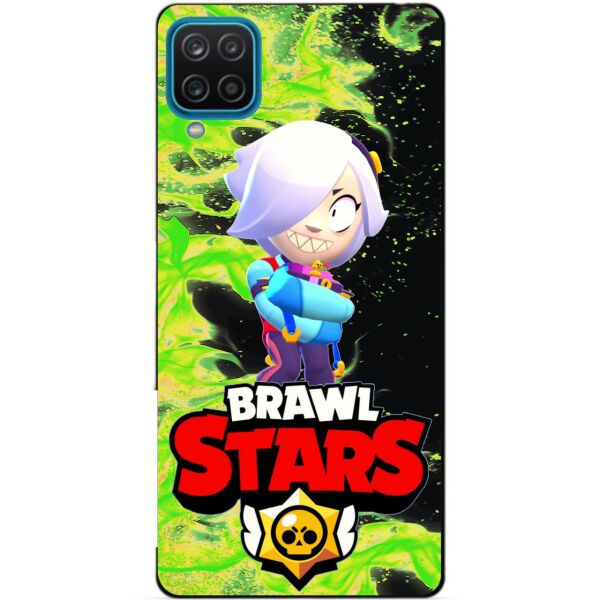 

Силиконовый бампер чехол Candy для Samsung A12 с Героем Brawl Stars Колетт