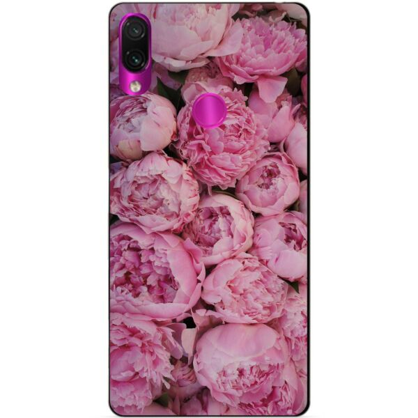 

Силиконовый бампер чехол Candy для Xiaomi Redmi 7 с рисунком Розовые пионы