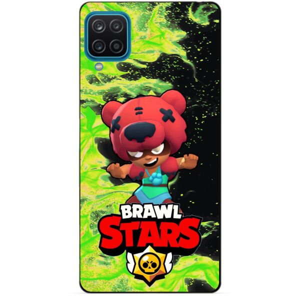 

Силиконовый бампер чехол Candy для Samsung A12 с Героем Brawl Stars Нита