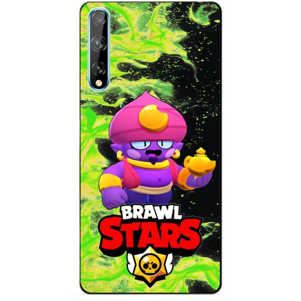 

Силиконовый чехол бампер Candy для Huawei P Smart S с Героем Бравл Старс Джин