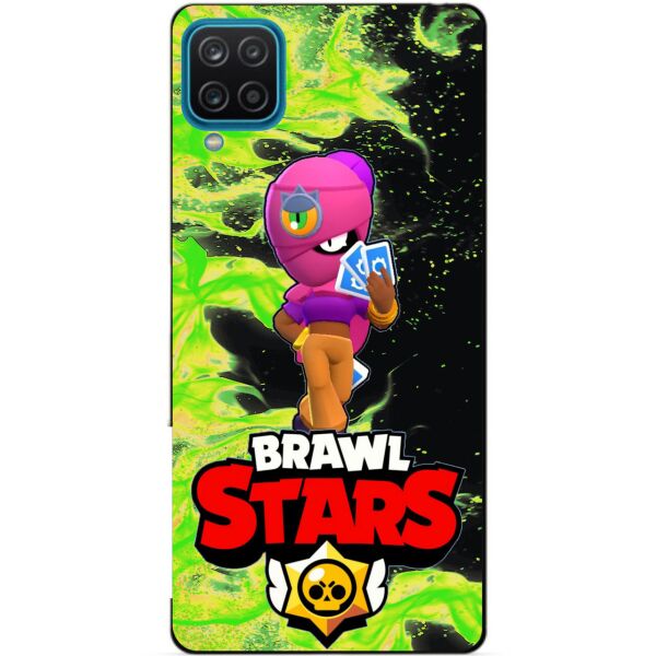 

Силиконовый бампер чехол Candy для Samsung A12 с Героем Brawl Stars Тара