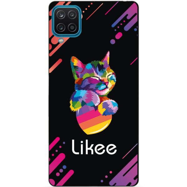 

Силиконовый бампер чехол Candy для Samsung A12 с рисунком Likee
