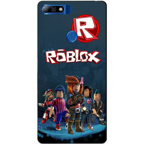 

Силиконовый бампер чехол Candy для Huawei Honor 7c Pro с рисунком Roblox